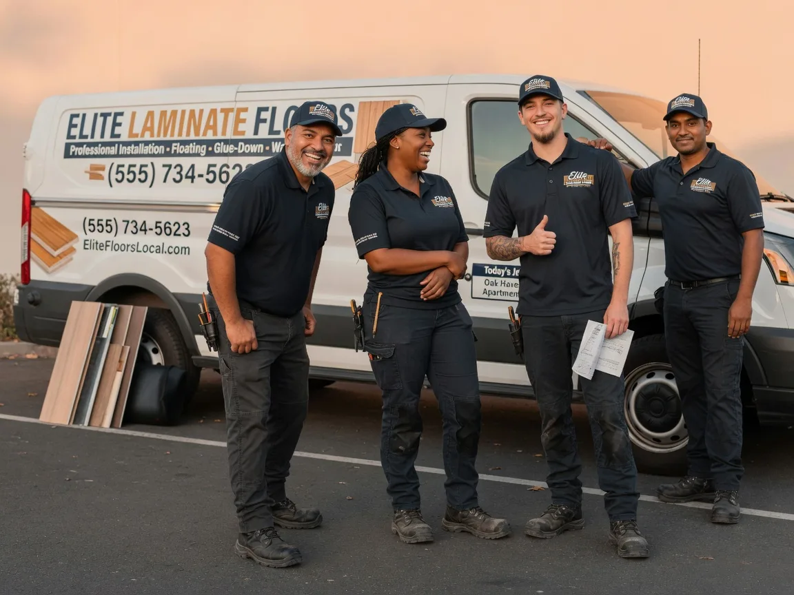 Laminate flooring installation company in Omena, MI